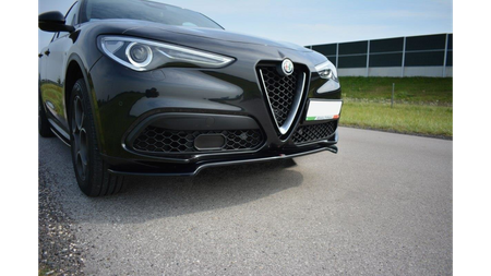 Splitter Alfa Romeo Stelvio Front v.1 Gloss Black