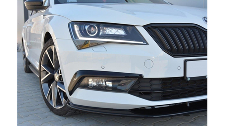 Fog Light Covers Skoda Superb III Gloss Black