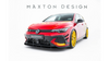 Splitter Volkswagen Golf GTI Clubsport Mk8 Facelift Przód Street Pro Black-Red