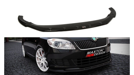 Splitter Skoda Fabia II Facelift przód Gloss Black