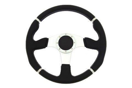 Steering wheel Pro 350mm offset:0mm Leather Black