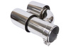 Exhaust Tip 89mmx2 enter 70mm Polished Set