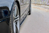 Side Skirts Diffusers Audi RS6 C6 - Gloss Black