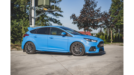 Diffuser Ford Focus III RS Side Skirts Racing Black + Gloss Flaps