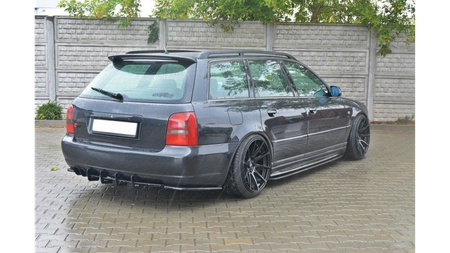 Splitter Audi S4 B5 Avant Tył Boczne Gloss Black