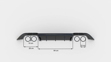 Splitters set Volkswagen Golf R Hatchback Mk7