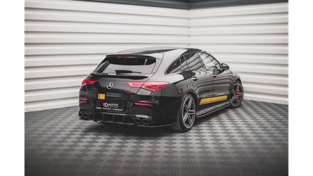 Dyfuzor Mercedes-Benz CLA 35 45 Aero C118 Tył Street Pro Black-Red