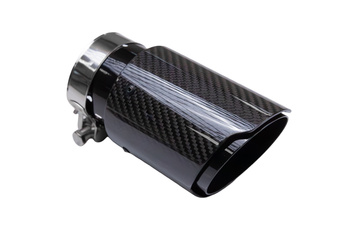 Końcówka tłumika 89mm wejście 70mm Carbon Gloss