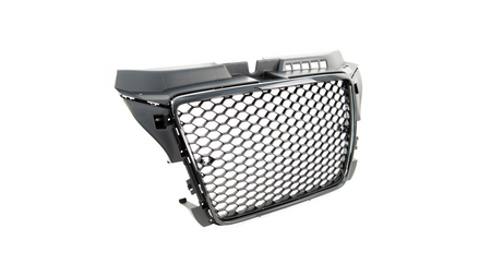 Grill Audi A3 8P Facelift Gloss Black PDC