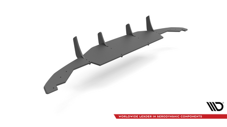 Dyfuzor Renault Clio RS IV Tył Street Pro Black-Red