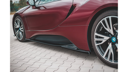 Dokładka BMW i8 I12 Progi Gloss Black