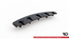 Splitter BMW 5 F11 M-Pack Rear Central 2 single exhaust ends Gloss Black