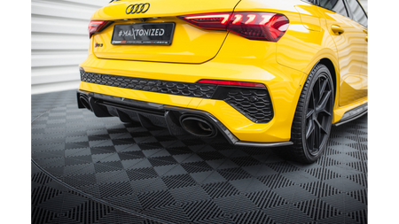 Splittery Audi RS3 8Y Tył Boczne Carbon