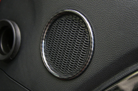 Carbon frame door speaker ring Ford Mustang 15-19