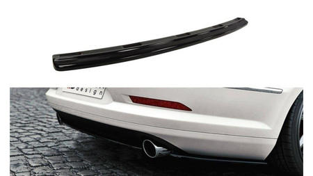 Splitter Volkswagen Passat CC R36 Rline Rear Central without Diffuser Gloss Black