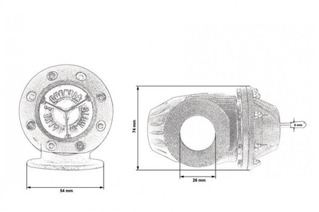 Blow Off HKS SQV4 Silver Replica