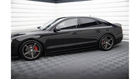 Diffuser Audi A8 D4 Side Skirts Gloss Black