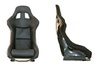 Racing seat EVO PVC Carbon Black