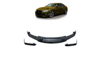 Diffuser BMW 3 F30 F31 Front Bumper Gloss Black