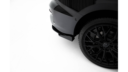 Dyfuzor Audi A3 8Y Tył Street Pro Black-Red + Gloss Flaps