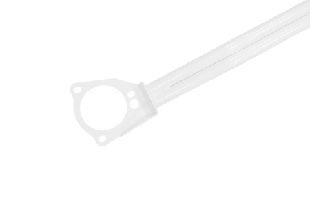 Front upper strut bar BMW 3 E46 Coupe Compact RS White
