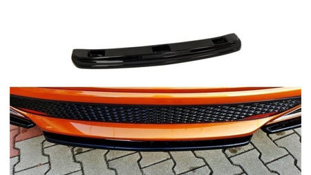 Splitter Honda Civic VIII Type-S R Rear Central without Diffuser Gloss Black