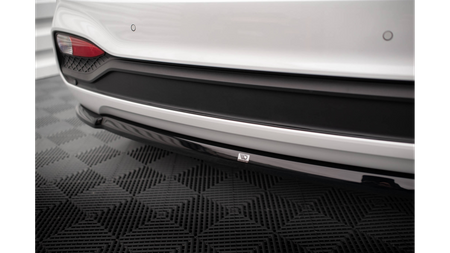 Splitter Hyundai I20 II Facelift Rear Central Gloss Black