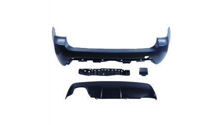 Bumper BMW 5 E61 Rear with Diffuser