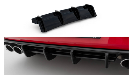 Diffuser Volkswagen Golf R Mk7 Facelift Rear Valance