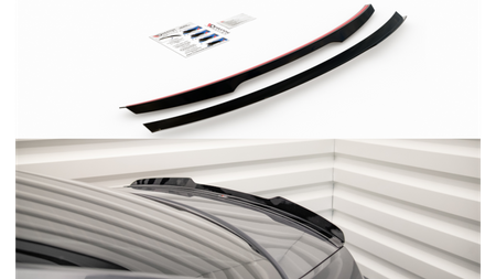 Spoiler Cap Skoda Octavia III Facelift Gloss Black