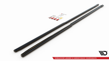 Diffuser Mercedes-Benz Vito Extra Long W447 Facelift Side Skirts Gloss Black