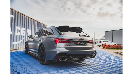 Przedłużenie Spoilera Audi RS6 C8 v.2 Gloss Black