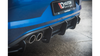 Diffuser Volkswagen Polo VI GTI Rear Valance + Flaps Black Racing Durability