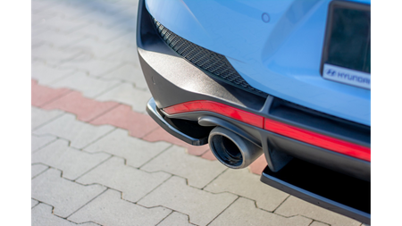 Splitter Hyundai I30 III N Fastback Tył Boczne Gloss Black