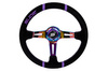Steering wheel SLIDE 350mm offset:90mm Suede NeoChrome