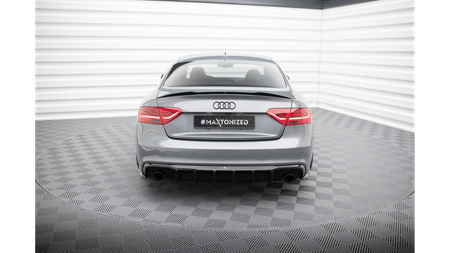 Diffuser Audi A5 8T Facelift S-Line Rear Valance Exhaust on both sides version