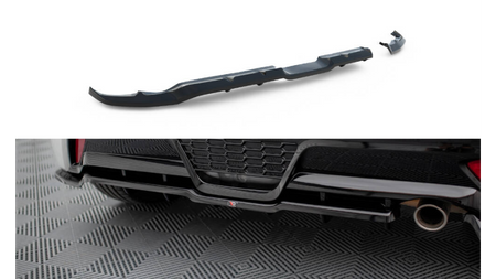 Splitter Toyota Yaris IV GR Sport Tył Środkowy z Dyfuzorem