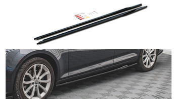 Diffuser Audi A4 B9 Avant Side Skirts Gloss Black