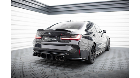 Splitter BMW M3 G80 Tył Boczne Street Pro Black v.2