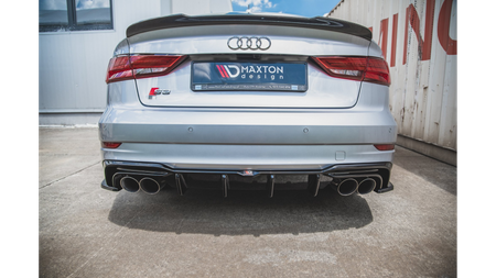 Dokładka Tylna Audi S3 Sedan 8V Facelift Gloss Black