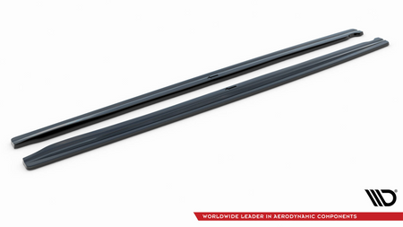 Diffuser Audi RS4 B9 Side Skirts Gloss Black