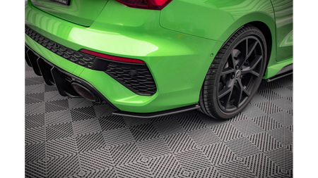 Splitter Audi RS3 8Y Tył Boczne Street Pro Black