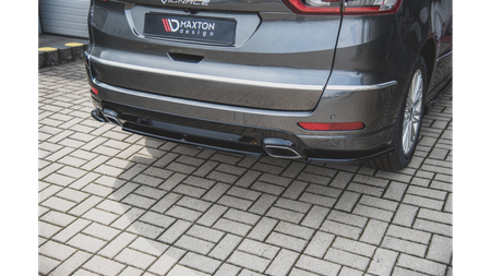 Splitter Ford S-Max II Facelift Tył Środkowy Gloss Black