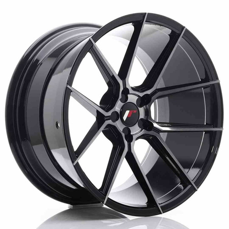 JR Wheels JR30 20x11 ET20-30 5H BLANK Black Brushed w/Tinted Face