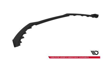Splitter Ford Focus ST Mk3 Facelift Przód Street Pro Black-Red + Gloss Flaps