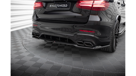 Splitter Mercedes-Benz GLC 63 SUV X253 Rear Central with Diffuser v.2