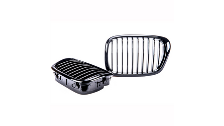 Grill BMW 5 E39 pojedyncze żeberka Gloss Black