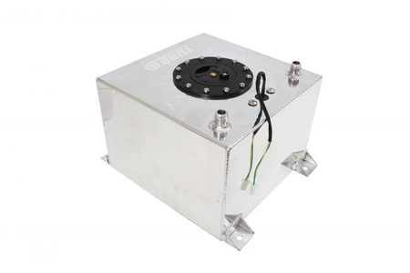 Zbiornik paliwa 20L TurboWorks z czujnikiem Srebrny