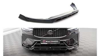 Splitter Volvo XC60 R-Design II Facelift Front Gloss Black