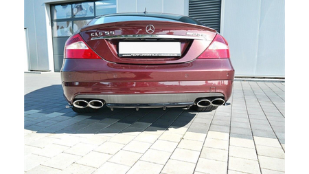 Diffuser Mercedes-Benz CLS C219 55AMG Rear Gloss Black